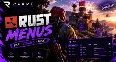 Hack RUST O Melhor Cheat Menu Tem Tudo! Permanente