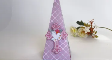 Kit Festa 20 Lembrancinhas Batizado Menina Personalizadas