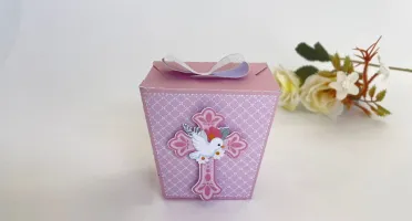 Kit Festa 20 Lembrancinhas Batizado Menina Personalizadas