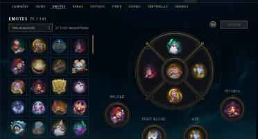 CONTA LEAGUE OF LEGENDS FULL