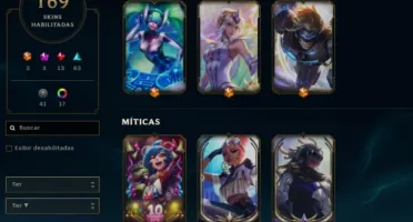 Conta com skins prestigios