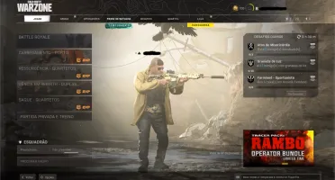 CONTA COD WARZONE COM PACOTE DA FAZE, MP7 GOLD E OUTROS