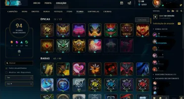 CONTA LOL - UNRANKED - BORDA OURO 1