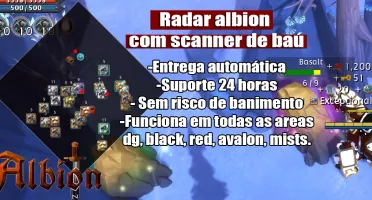 Radar Hack Albion Online c/Sobreposição de tela, JAN/2026 🟢