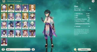 GENSHIN IMPACT XIAO + YOIMIYA E PULSO TROVEJANTE + ARMA 5*