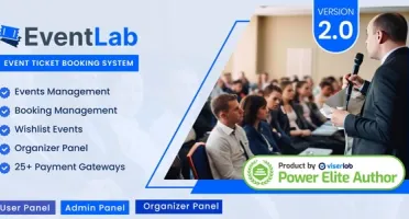 EventLab - Script PHP Reserva de Ingressos para Eventos