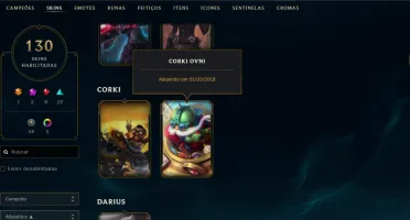 Conta Super rara Lol