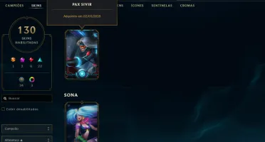 Conta Super rara Lol