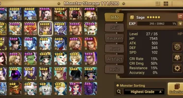 Summoners War Global C2 com Ragdoll Leo Maximilian Teshar