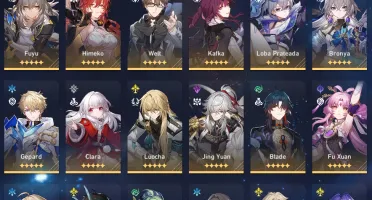 Conta Honkai Com 42 Personagens