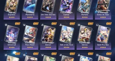 Conta Honkai Com 42 Personagens