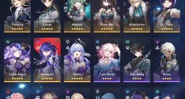 Conta Honkai Com 42 Personagens