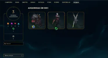 Conta ouro 4 com 38 champs e 22 skins + Prestigio do ZED
