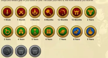 Vendo conta AQW (Adventure Quest World) Antiga 9 anos