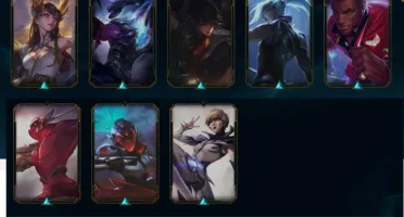 CONTA C/ 134 CHAMP + 56 SKIN + 10 GEMAS + 72 SKIN NO ESPOLIO