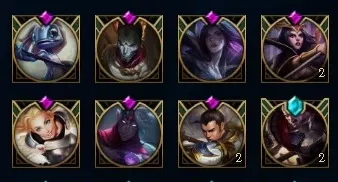 CONTA C/ 134 CHAMP + 56 SKIN + 10 GEMAS + 72 SKIN NO ESPOLIO