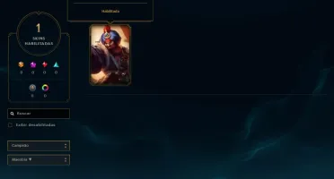 Conta LoL level 30 nenhuma ranked 19 campeões
