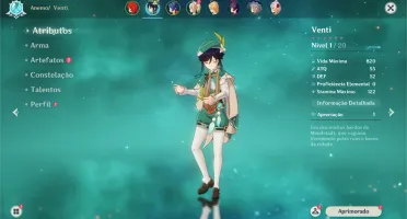 GENSHIN IMPACT / DILUC + VENTI / NA / AR7