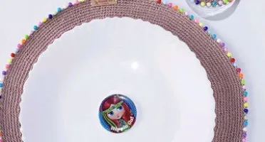 Porta Pratos / Sousplat em Crochê Allegra