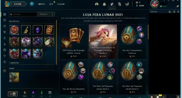 Conta LOL nível 87 - 35 skins - 70 campeões