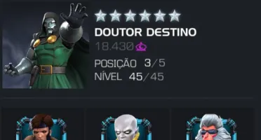 Conta Marvel Torneio de Campeões