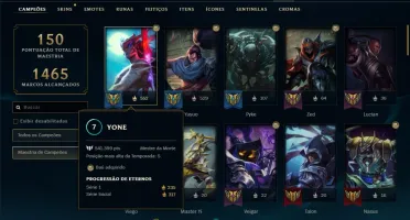 Conta platina 4 com 110 skins (6 delas edição prestigio)