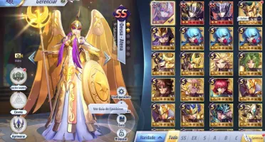 SAINT SEIYA AWAKENING - COM GEMAS AVANÇADAS E LIVROS