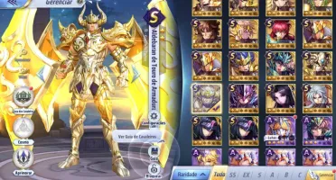 SAINT SEIYA AWAKENING - COM GEMAS AVANÇADAS E LIVROS