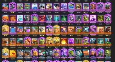 Conta CR Vários decks nv16 (max) + Coc Cv 14 Semi Full.