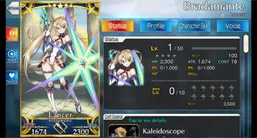 Conta Fate/Grande Order NA LVL 137 12SSR + 28SR