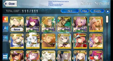 Conta Fate/Grande Order NA LVL 137 12SSR + 28SR