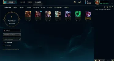 CONTA LOL LVL 30 UNRANKED 33K EA