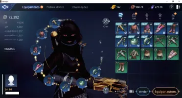 Conta Mir4 SA81 LVL 66 - 72K de Power + Server dominado