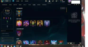 conta platina 1 com 235 skins