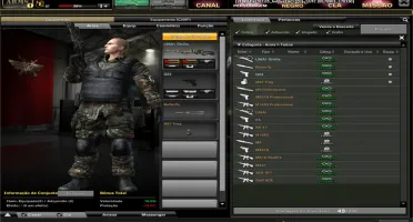 Conta CA ST 2, Possui Level Up!, 9 Armas Permanentes