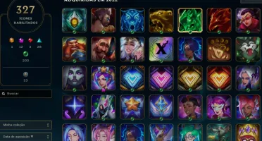CONTA MESTRE LOL* TODOS CAMPEÕES /362 skins.