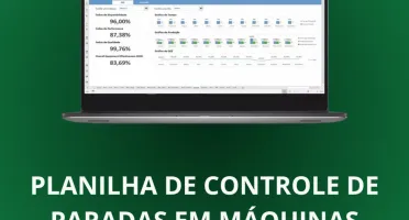 Planilha De Controle De Paradas Em Máquinas (Cálculo OEE)