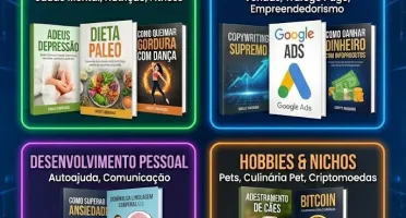 +100 Ebooks Plr Direito Revenda + Brinde