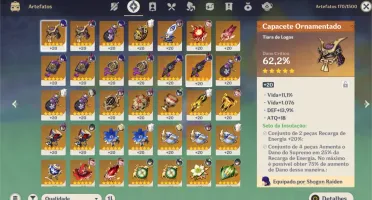 GENSHIN AR55 -XIAO-VENTI-ZHONGLI-RAIDEN-QIQI-MONA+ARMAS
