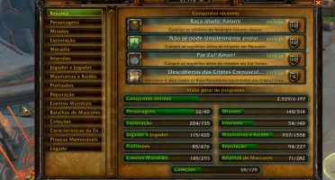 Conta de World of Warcraft,Midnight,criada em 2012