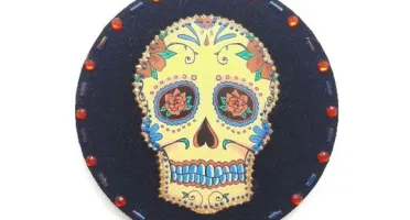 Quadrinho Veludo Caveira Mexicana 2