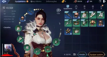 Conta mir4 com 2 pet Vermelho 43,500 PODER