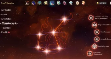 Hu tao + baculo de homa, baal + luz do cortador de grama e+