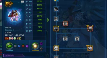 Conta - Digimon Master Online - Ladmo Alphamon