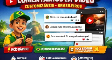 Comentários Personalizados em Vídeo - Brasileiros 🇧🇷
