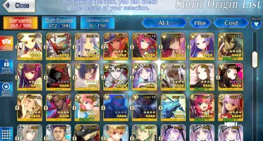 Fate GO/Fate Grand Order Conta 18SSR 42SR NA
