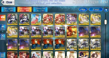 Fate GO/Fate Grand Order Conta 18SSR 42SR NA