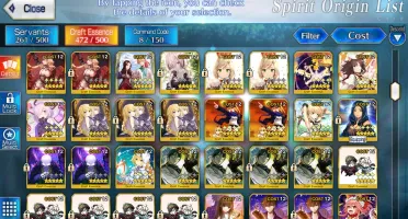 Fate GO/Fate Grand Order Conta 18SSR 42SR NA