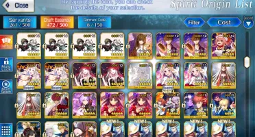 Fate GO/Fate Grand Order Conta 18SSR 42SR NA