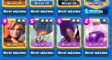 Conta Clash Royale 13 com  mais de 6400 gemas